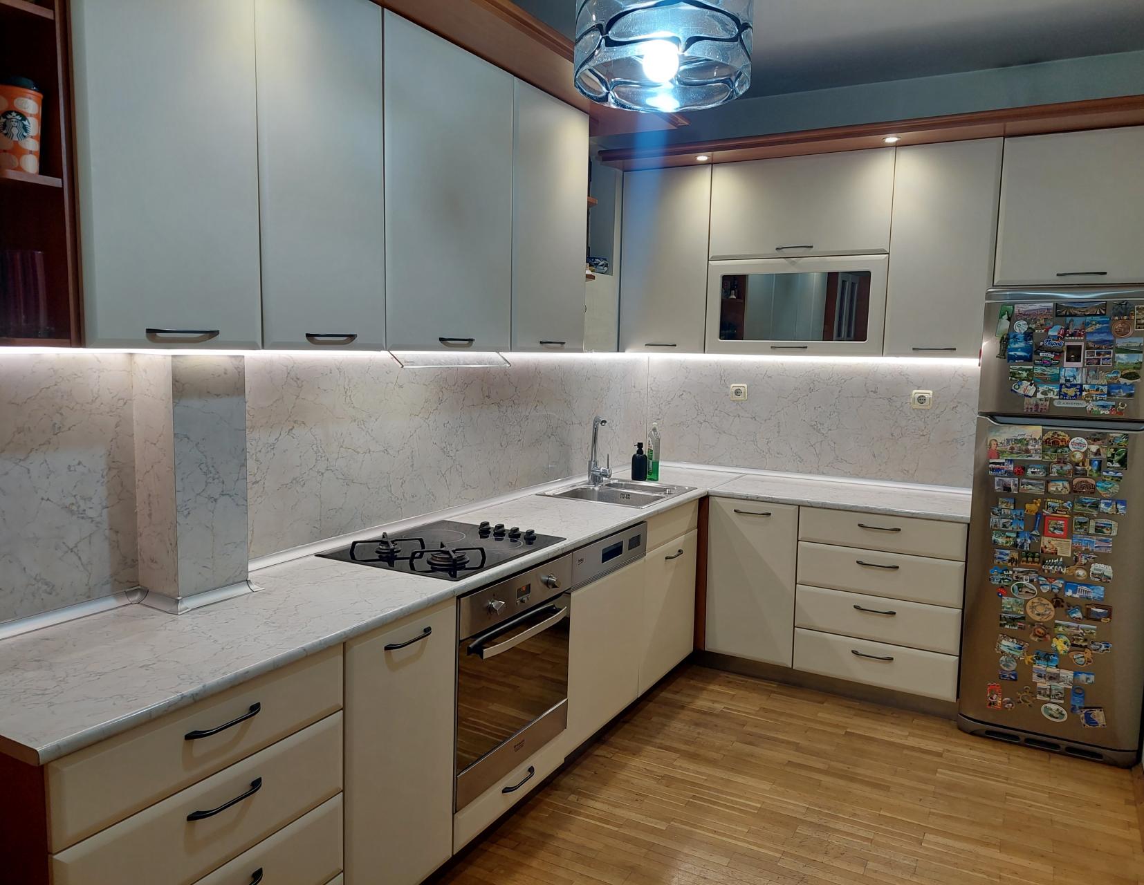 Модулна кухня MDF  крем