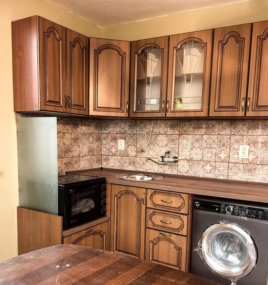 Модулна кухня МDF орех